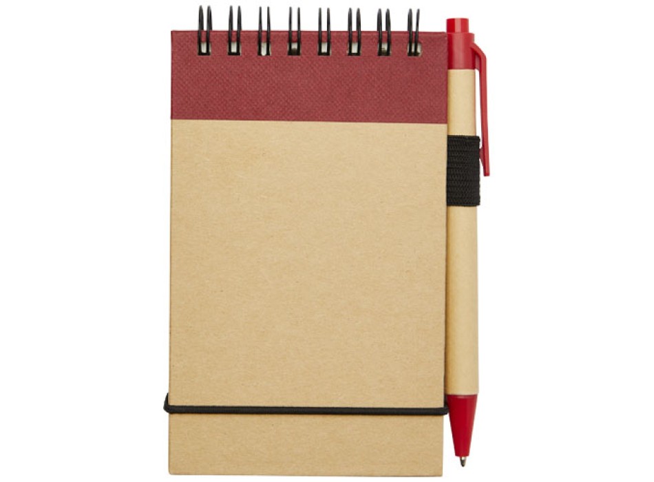 Taccuino riciclato formato A7 con penna Zuse