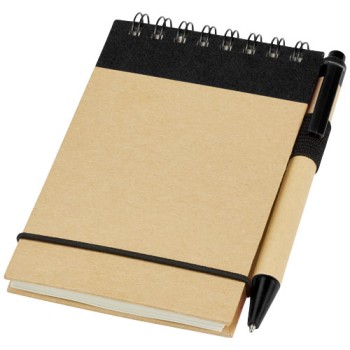 Taccuino riciclato formato A7 con penna Zuse