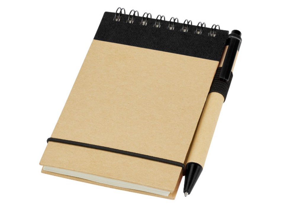 Taccuino riciclato formato A7 con penna Zuse