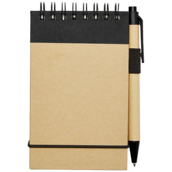 Taccuino riciclato formato A7 con penna Zuse