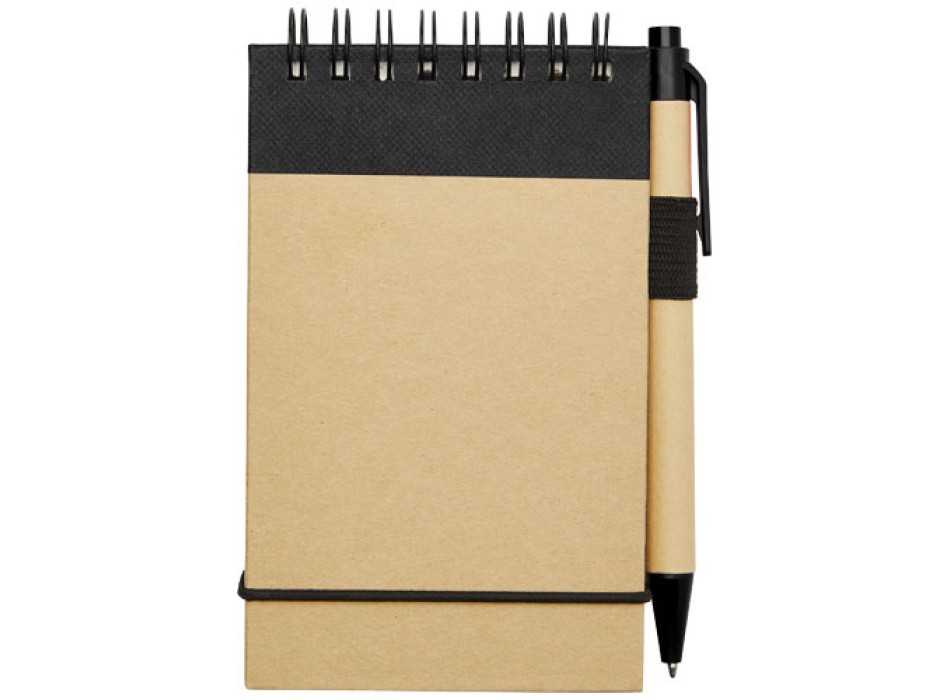 Taccuino riciclato formato A7 con penna Zuse