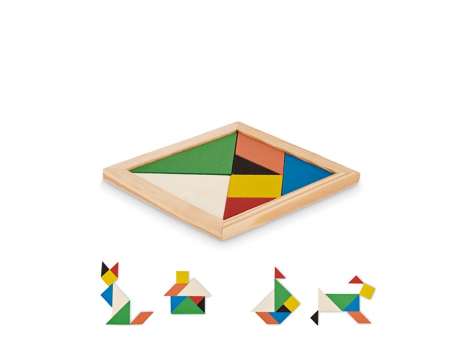 TANGRAM - Puzzle Tangram in legno