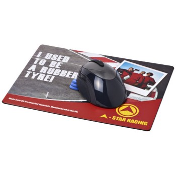 Tappetino per mouse Brite-Mat® con materiale a base di pneumatici