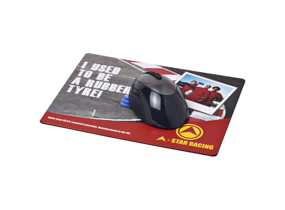 Tappetino per mouse Brite-Mat® con materiale a base di pneumatici