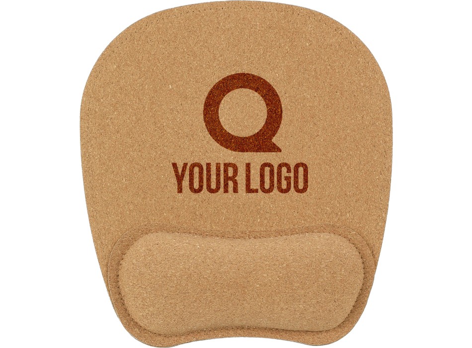 Tappetino per mouse ergonomico in sughero Edwin