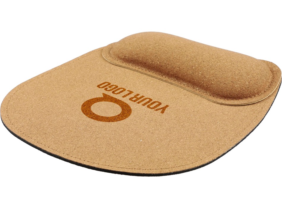 Tappetino per mouse ergonomico in sughero Edwin