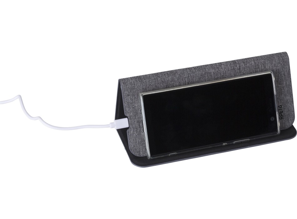 Tappetino per mouse rPET con caricatore rapido wireless Selene