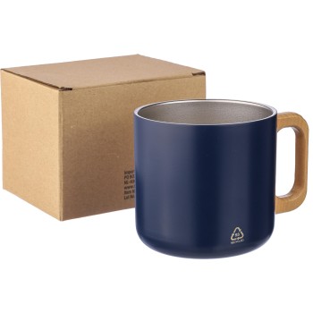 Tazza a doppia parete in acciaio inox riciclato 400 ml Dwight