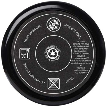 Tazza certificata RCS con cannuccia da 1200 ml Melbourne