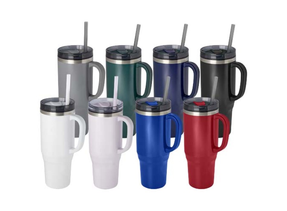 Tazza certificata RCS con cannuccia da 1200 ml Melbourne