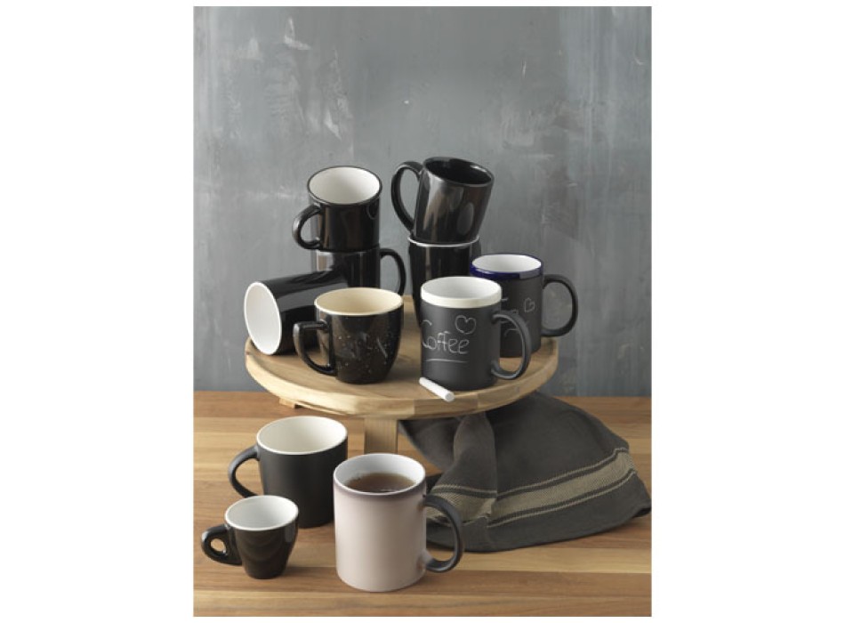 Tazza Chalk-write in ceramica da 330 ml