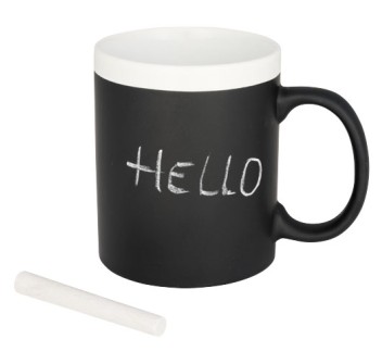 Tazza Chalk-write in ceramica da 330 ml