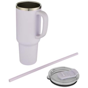 Tazza con isolamento sottovuoto in rame a doppia parete certificata RCS con cannuccia da 1200 ml Sydney