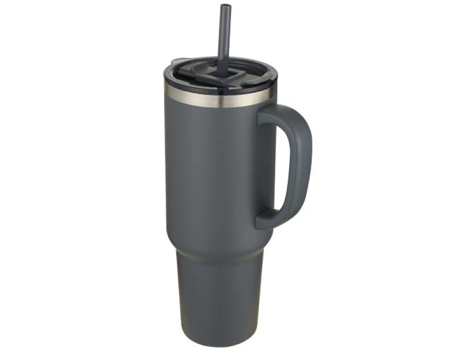 Tazza con isolamento sottovuoto in rame a doppia parete certificata RCS con cannuccia da 1200 ml Sydney