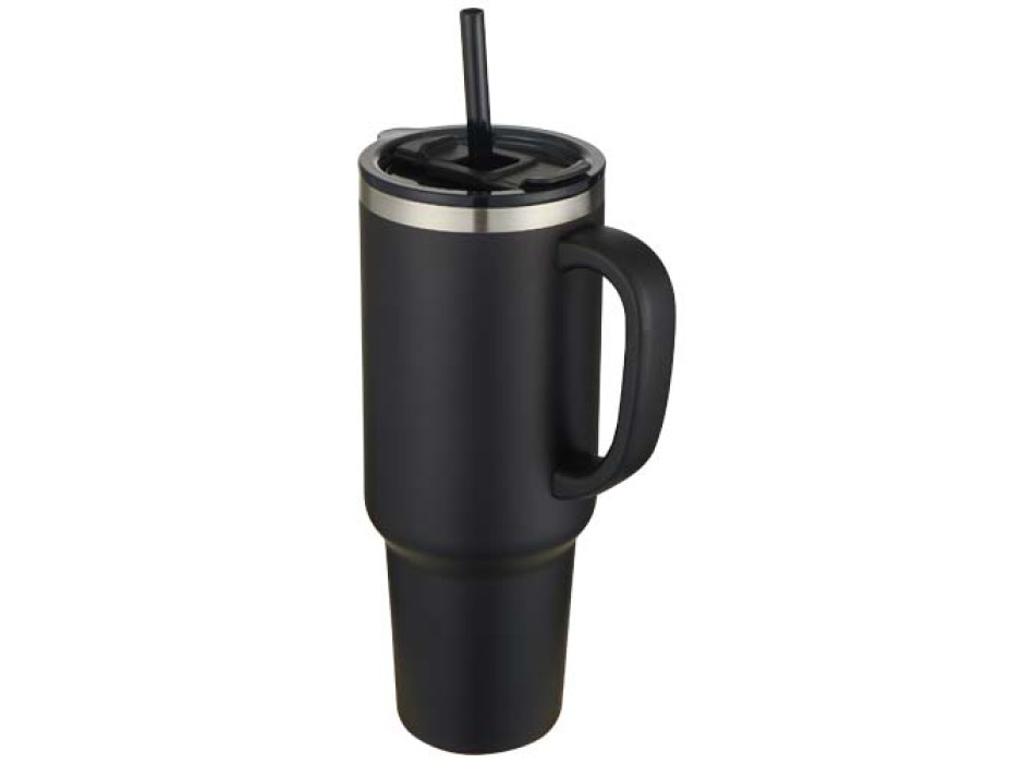 Tazza con isolamento sottovuoto in rame a doppia parete certificata RCS con cannuccia da 1200 ml Sydney