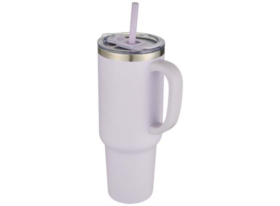 Tazza con isolamento sottovuoto in rame a doppia parete certificata RCS con cannuccia da 1200 ml Sydney