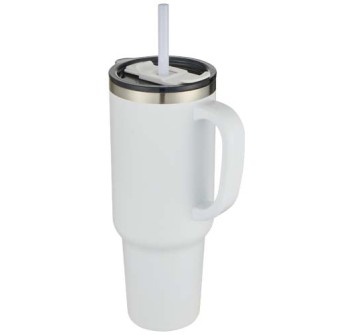 Tazza con isolamento sottovuoto in rame a doppia parete certificata RCS con cannuccia da 1200 ml Sydney