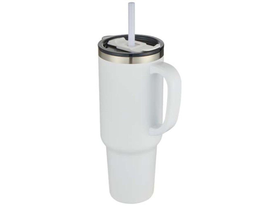 Tazza con isolamento sottovuoto in rame a doppia parete certificata RCS con cannuccia da 1200 ml Sydney