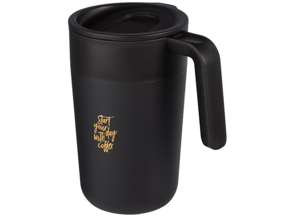 Tazza da 400 ml a doppia parete in materiale riciclato Nordia