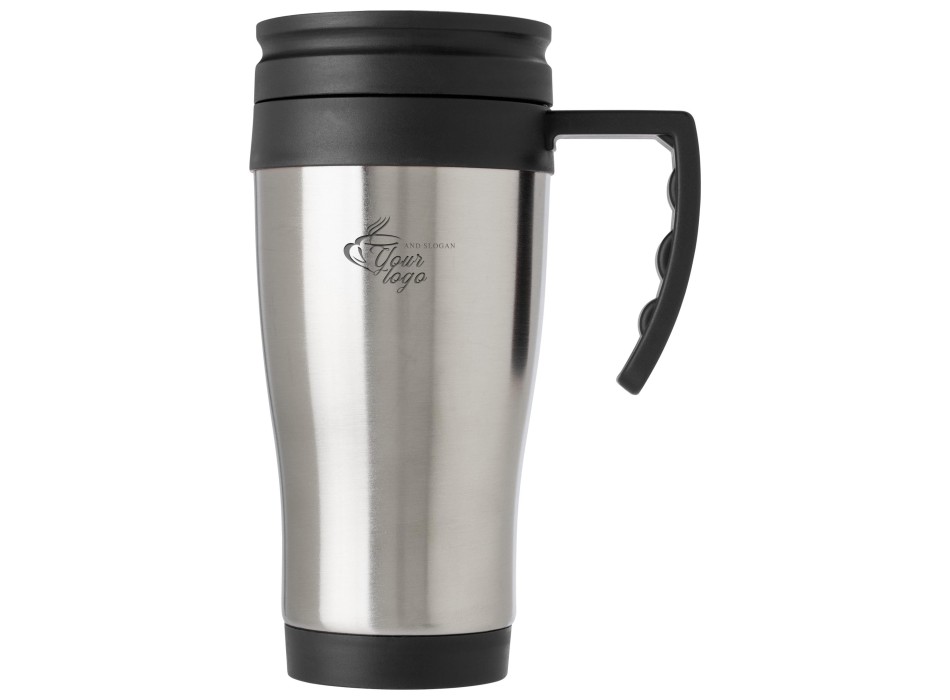 Tazza da viaggio in acciaio inox, capacità 420 ml Dev