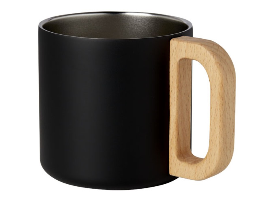 Tazza in acciaio inossidabile riciclato certificato RCS da 360 ml con isolamento sottovuoto in rame Bjorn