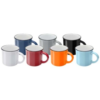Tazza in ceramica Bari da 240 ml con finitura lucida