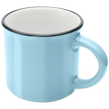 Tazza in ceramica Bari da 240 ml con finitura lucida