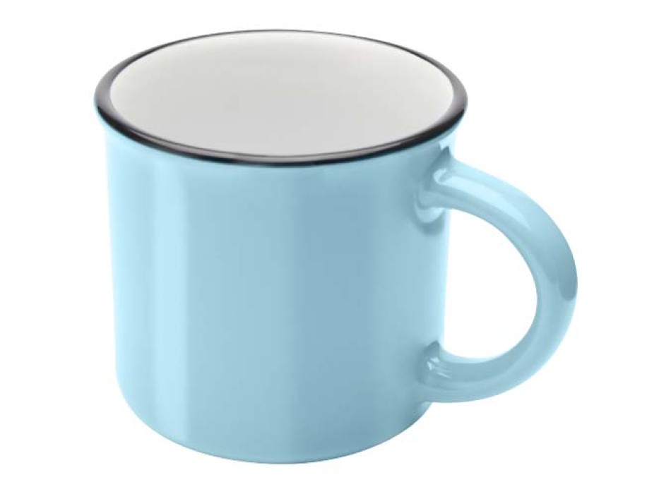 Tazza in ceramica Bari da 240 ml con finitura lucida