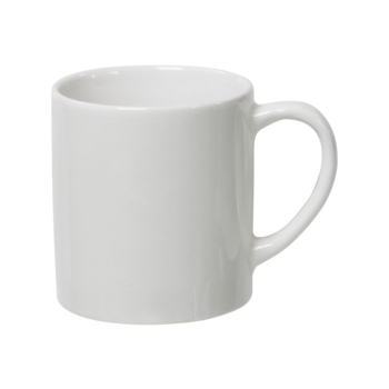 Tazza in ceramica bianca