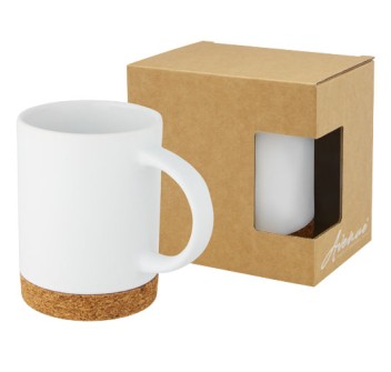 Tazza in ceramica da 425 ml con base in sughero Neiva