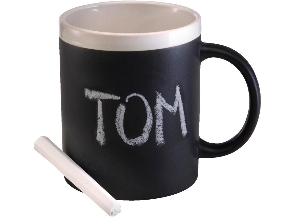 Tazza in ceramica, uso lavagna, capacità 300 ml Claude