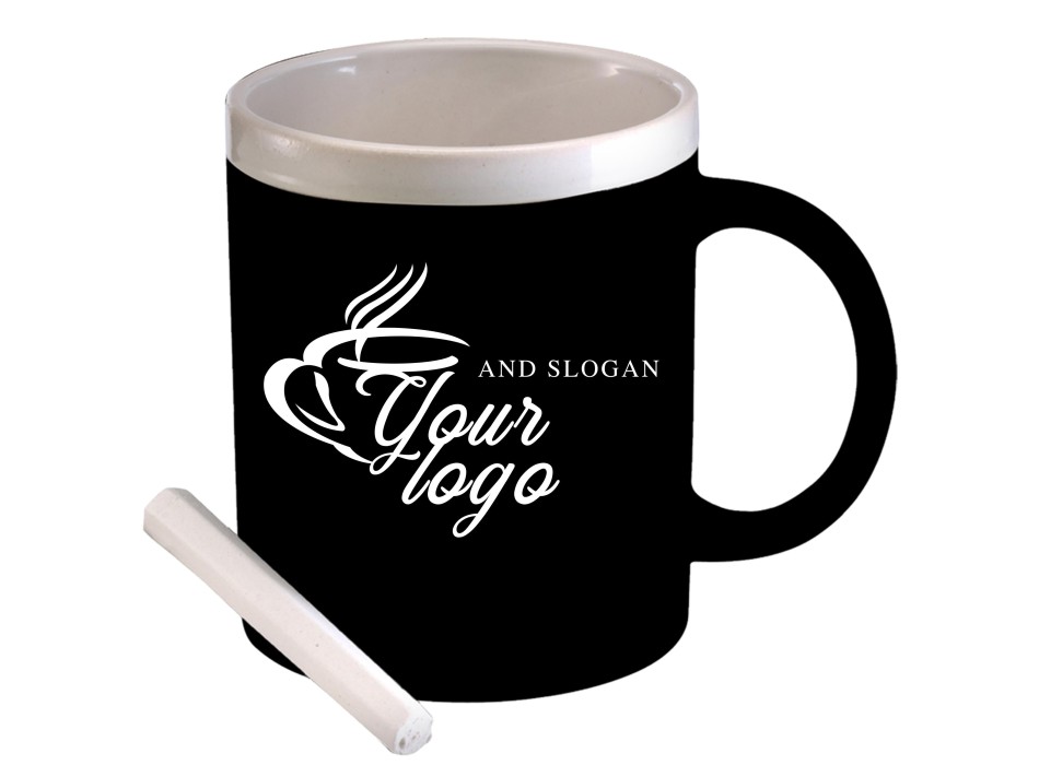 Tazza in ceramica, uso lavagna, capacità 300 ml Claude