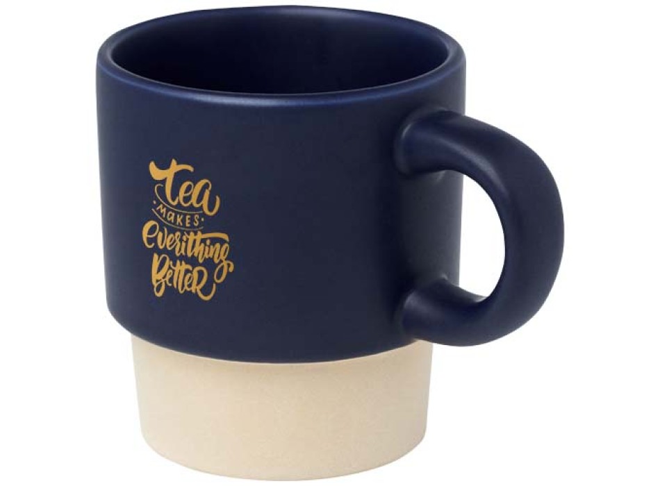 Tazza per caffè espresso impilabile con fondo in argilla da 130 ml Olympia