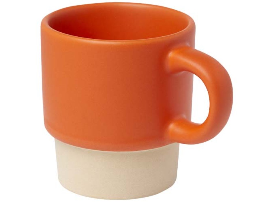 Tazza per caffè espresso impilabile con fondo in argilla da 130 ml Olympia