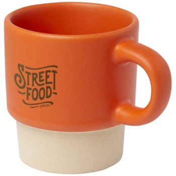 Tazza per caffè espresso impilabile con fondo in argilla da 130 ml Olympia