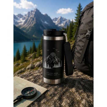 Tazza termica a doppia parete Kayla | Riciclata | 500 ml