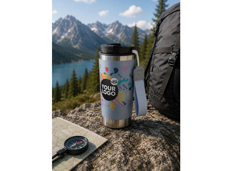 Tazza termica a doppia parete Kayla | Riciclata | 500 ml