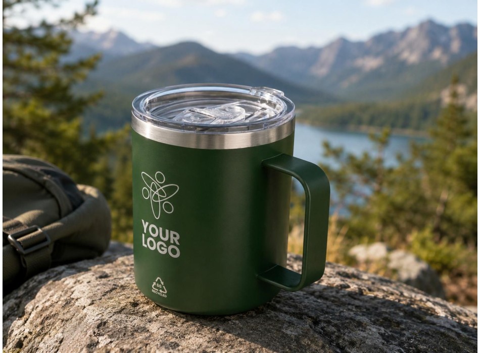 Tazza termica a doppia parete Renate | Riciclata | 300 ml
