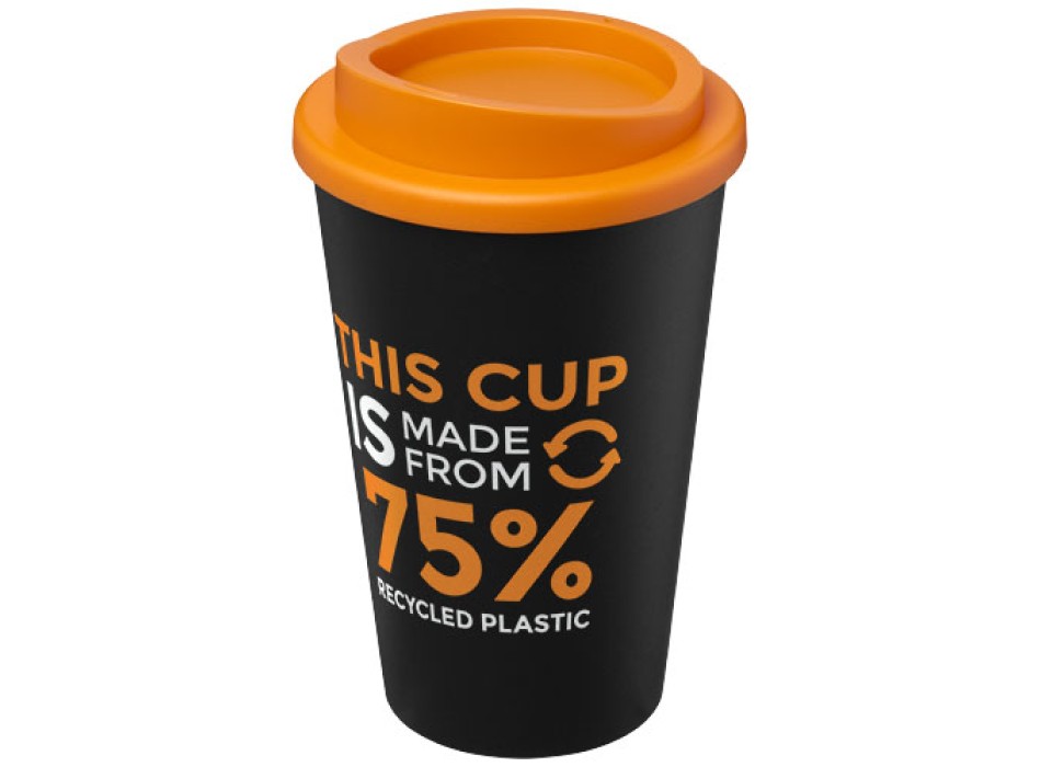 Tazza termica Americano® Eco da 350 ml in plastica riciclata