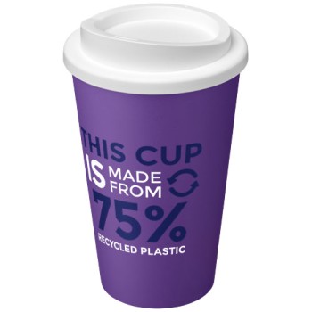 Tazza termica Americano® Eco da 350 ml in plastica riciclata