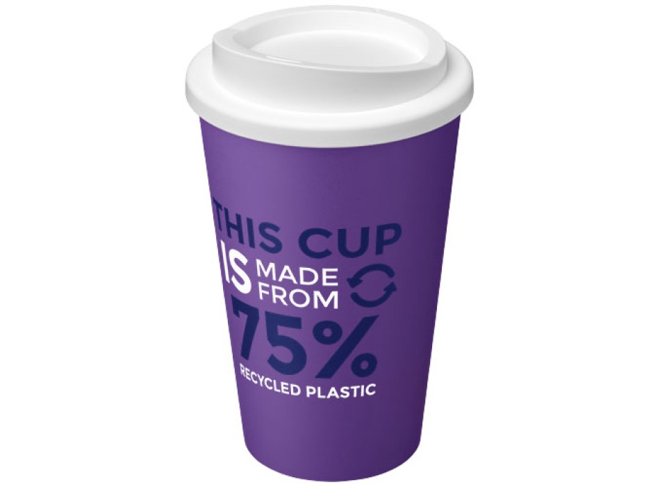 Tazza termica Americano® Eco da 350 ml in plastica riciclata