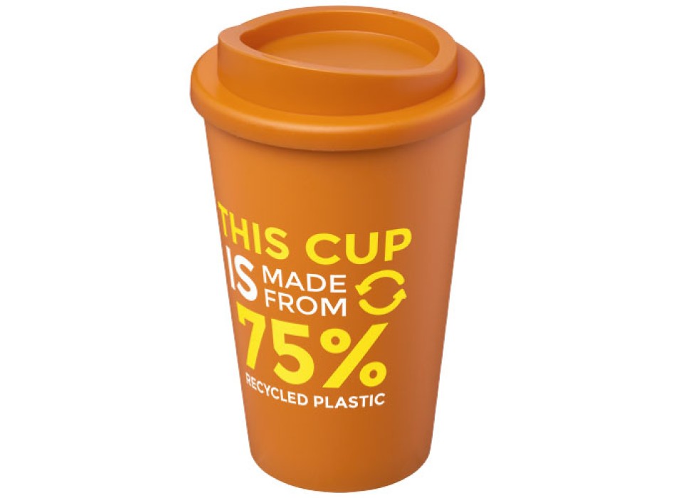 Tazza termica Americano® Eco da 350 ml in plastica riciclata