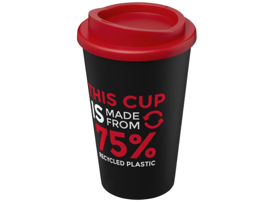 Tazza termica Americano® Eco da 350 ml in plastica riciclata