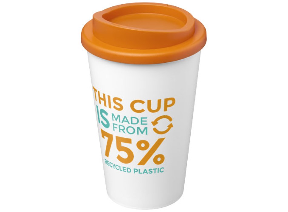 Tazza termica Americano® Eco da 350 ml in plastica riciclata