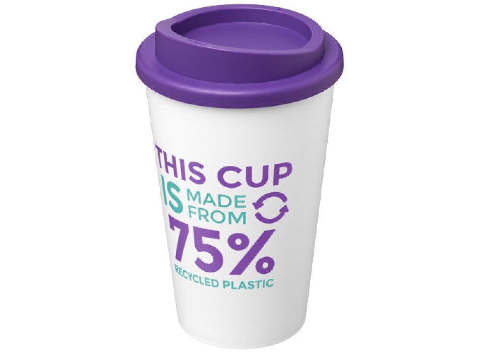 Tazza termica Americano® Eco da 350 ml in plastica riciclata