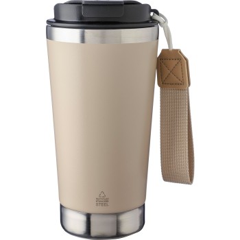 Tazza termica in acciaio inox riciclato a doppia parete capacità 500 ml Kayla