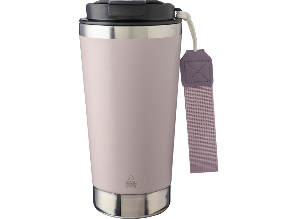 Tazza termica in acciaio inox riciclato a doppia parete capacità 500 ml Kayla