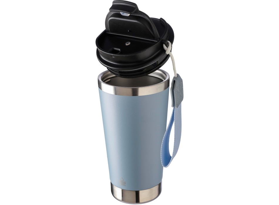 Tazza termica in acciaio inox riciclato a doppia parete capacità 500 ml Kayla