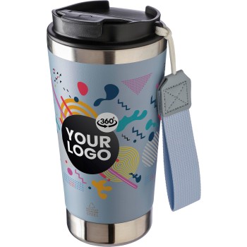 Tazza termica in acciaio inox riciclato a doppia parete capacità 500 ml Kayla