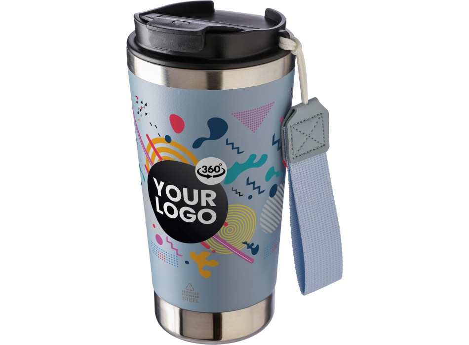 Tazza termica in acciaio inox riciclato a doppia parete capacità 500 ml Kayla